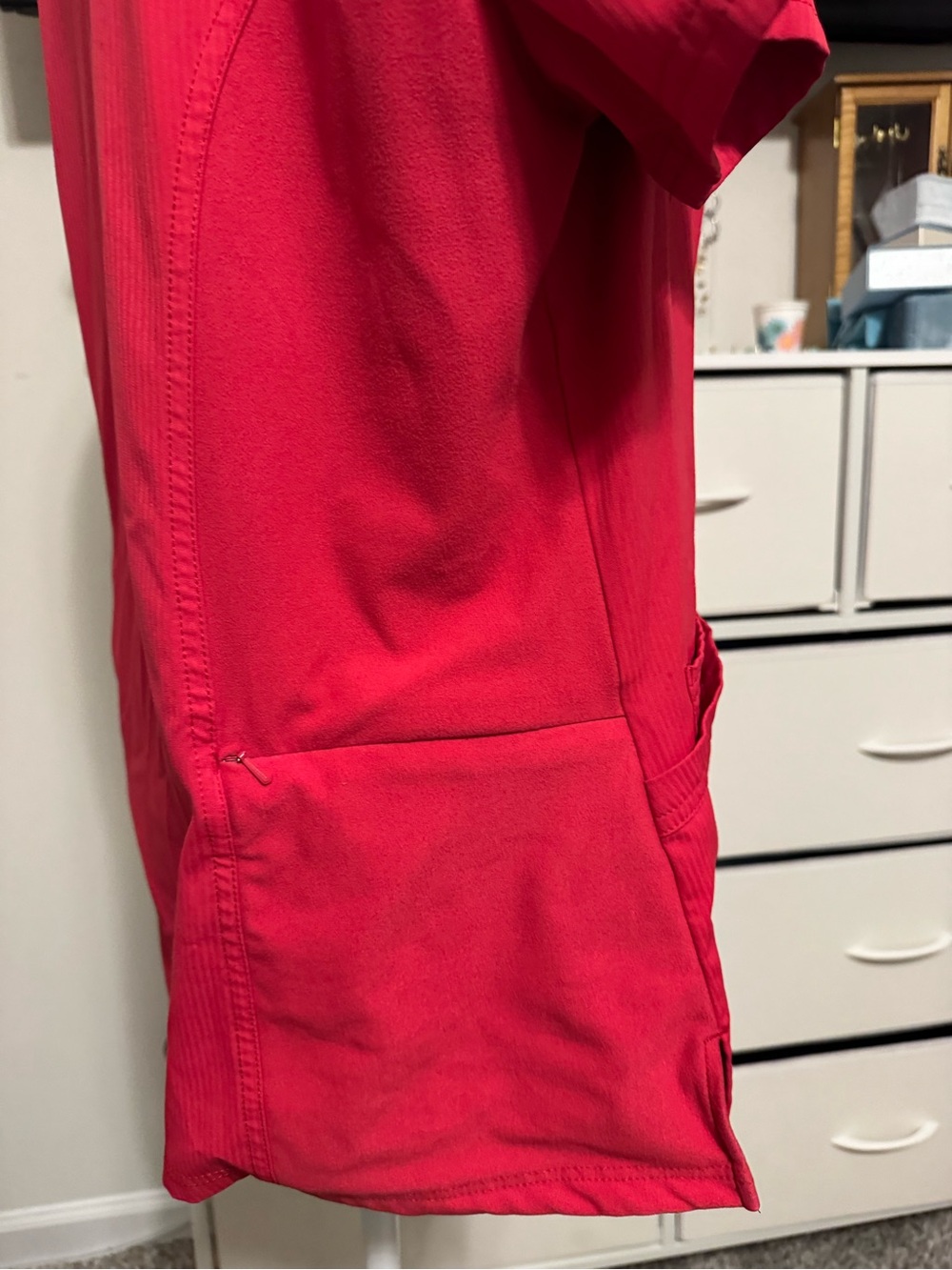 Elle Women’s Red Scrub Top - Picture 11 of 16